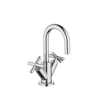 Dornbracht Tara Смеситель для раковины, на 1 отв., с донным клапаном, цвет: Хром сатинированный
