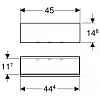 Geberit Smyle Square Полка для мебели 45см., подвесная, цвет: белый