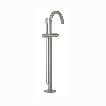 Grohe Atrio New Смеситель для ванны, напольный, с ручным душем и шлангом 125см., цвет: supersteel