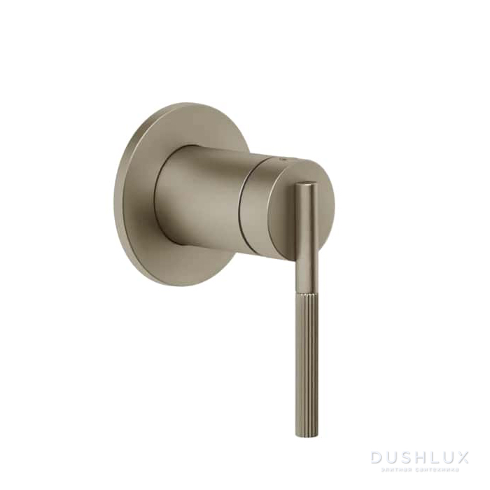 Фото Gessi Ingranaggio Смеситель для душа, встраиваемый, на 1 выход, цвет: Finox Brushed Nickel