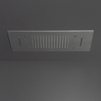 CEA Design FREE IDEAS Верхний душ 70х40см, встраиваемый, 3 режима, Rain jet, Mist jet, Waterfall jet, цвет: нержавеющая сталь