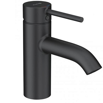 Kludi Bozz Смеситель для раковины, 1 отв., цвет: черный матовый