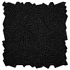 Sergio Savino Fasce Rigate Микромозаика 30x30см, настенная, цвет: Nero Africa
