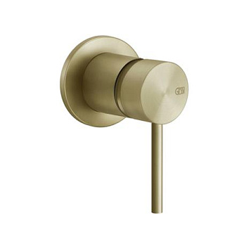 Gessi 316 Смеситель для душа, встраиваемый, цвет: Brushed Brass PVD