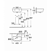 Grohe Bau Ceramic Мини-раковина 45.3x35.4x15.1 см, 1 отв., подвесная, цвет: белый