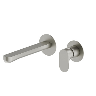 Newform Linfa II Смеситель для раковины, встраиваемый, цвет: titanium satin