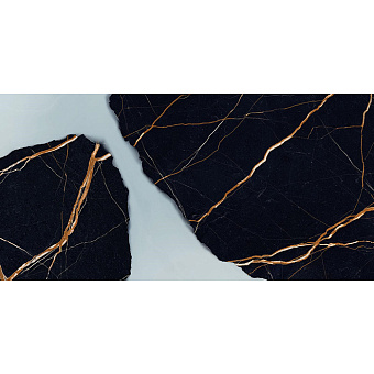Provenza Unique Marble Керамогранит 120x60x0.95см, глазурованный, универсальная, цвет: Ambra Sahara Noir Lappato