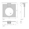 Decor Walther DW 335 Держатель для фена 10.5x11.5см, подвесной, цвет: хром