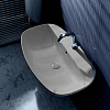 Flaminia Nuda Раковина 61x39.5x14 см, 1 отв., подвесная, цвет: cenere