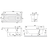 Villeroy&Boch Libra Ванна 160х70х45см., цвет: белый