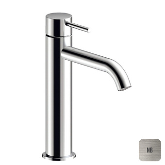 Almar Смеситель для раковины, 1 отверстие, без донного клапана, цвет: Brushed Nickel