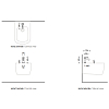 Flaminia Look Смеситель для биде, 1 отверстие, цвет: Carbone