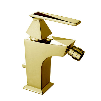 Nicolazzi Vincent Смеситель для биде, 1 отв., с донным клапаном, цвет: English Gold