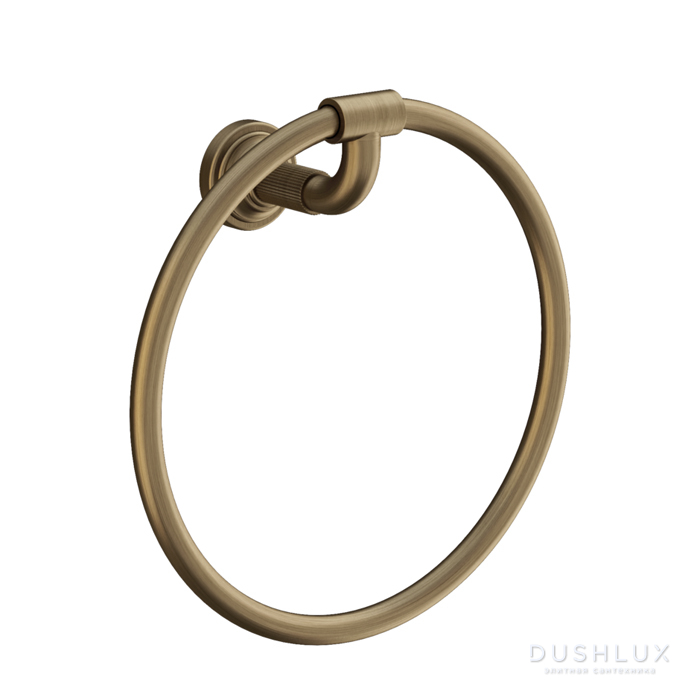 Фото Gessi Venti20 Полотенцедержатель-кольцо, цвет: Antique Brass