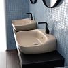 Flaminia Fluo Раковина 70x49xh20см., подвесная, с 1 отв., цвет: argilla