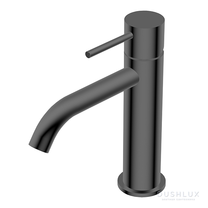 Фото Ritmonio Diametro35 S Смеситель для раковины, на 1 отв., цвет: Brushed Black Chrome