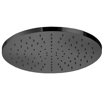 Almar Round Верхний душ Ø30см., настенный, круглый, 1 режим, латунь, цвет: Gun Metal Brushed PVD