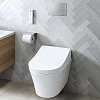 TOTO RG Унитаз 38x58x33.5см, подвесной, безободковый, с сиденьем Washlet RG Lite, цвет: белый глянцевый