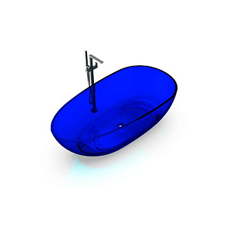 Knief EGG Shape Ванна 170x85x54см., отдельностоящая, из полимерного материала, цвет: Marine blue # XXX