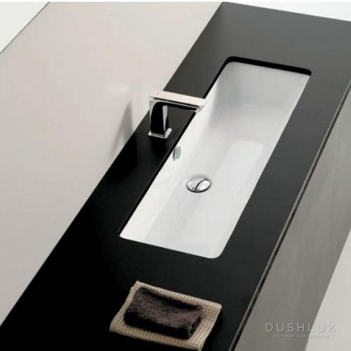 Фото Artceram WASHBASINS GEA Раковина 90х33 см, без отв., цвет: белый