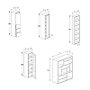 Falper Shape Evo Комплект мебели 153х48х33см., тумба подвесная с накладной раковиной, с зеркалом, цвет: массив дуба/белый