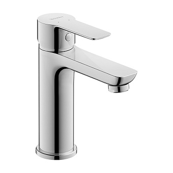 Duravit A.1 Смеситель для раковины, 1 отв., излив 107 мм, цвет: хром