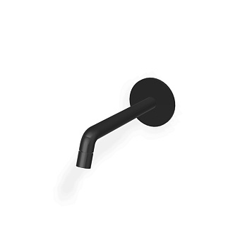 Treemme Up+ Излив для ванны, настенный, 17.7см, цвет: черный матовый