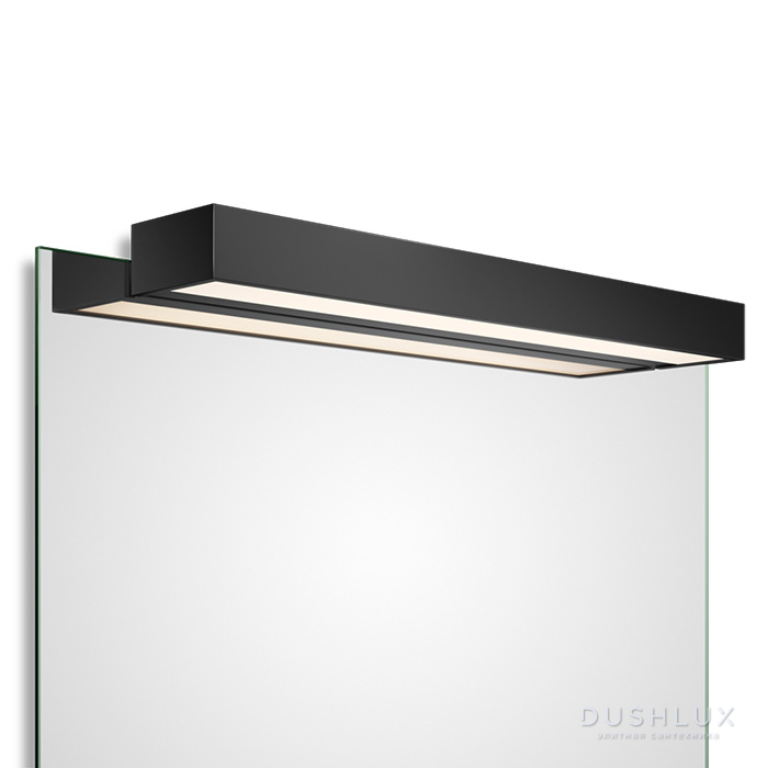 Фото Decor Walther Box 1-60 N LED Светильник на зеркало 60x10x5см, светодиодный, 1x LED 32.8W, цвет: черный матовый