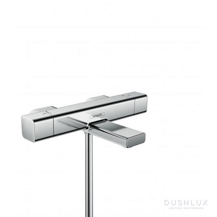 Фото Hansgrohe Ecostat E Термостат для ванны, настенный, на 2 источника, излив 183мм, цвет: хром
