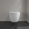 Villeroy&Boch ViClean-I 100 Унитаз-биде подвесной 38.5x59.5 см, безободковый, с антигрязевым покрытием CeramicPlus, цвет: белый