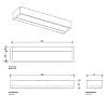 Decor Walther Box 40 N LED Светильник настенный 40x10x5см, светодиодный, 1x LED 20.6W, цвет: золото матовое