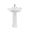 Burlington Riviera Раковина 65x47см, подвесная, с 3 отв., цвет: белый
