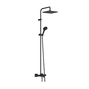Hansgrohe Vernis Shape Душевая система, 1jet, цвет: черный матовый