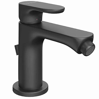 Kerama Marazzi Ole Смеситель для биде, 1 отв., с донным клапаном, цвет: черный матовый