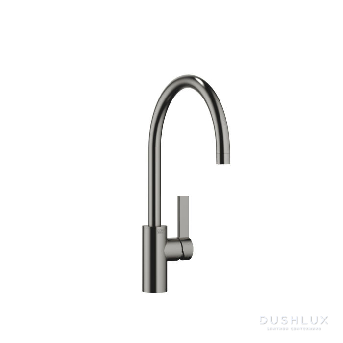Фото Dornbracht Tara Ultra Смеситель для кухни, 1 отв., цвет: платина темная сатинированная