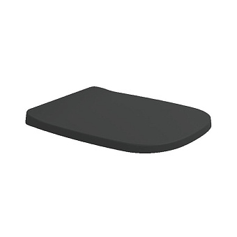 Flaminia Flag Сиденье для унитаза 46х36.5хh2.5см, Soft Close, шарниры хром, цвет: Carbone