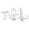 Laufen New Classic Унитаз напольный безободковый 53х37х43см, выпуск универсальный, с покрытием Laufen Clean Coat, цвет: белый LCC