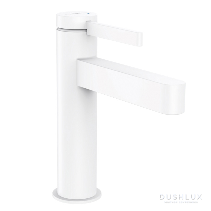 Фото Hansgrohe Finoris Смеситель для раковины, 1 отв., с донным клапаном, цвет: белый матовый