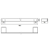 EMCO Loft Держатель полотенец, подвесной, 84см, цвет: emco-steel