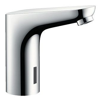 Hansgrohe Focus Электронный смеситель для раковины, на 1 отверстие, излив 127мм, h139мм, без регулировки температуры, питание от батареек, цвет: хром
