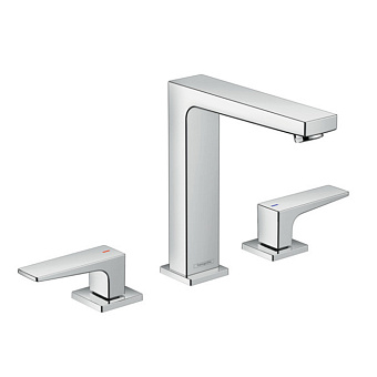Hansgrohe Metropol Смеситель для раковины 160, на 3 отв, с донным клапаном, излив 152мм, цвет: хром
