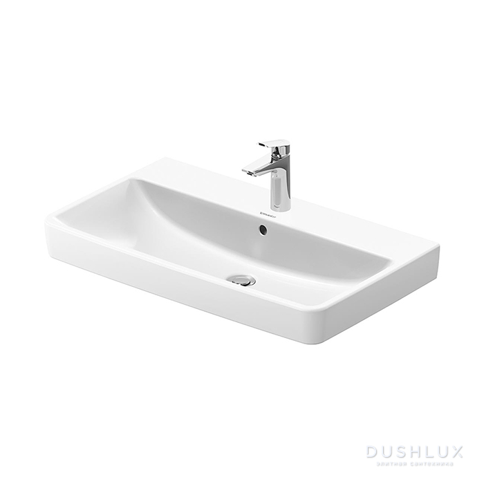 Фото Duravit No.1 Раковина 80x46 см, 1 отв., подвесная, цвет: белый