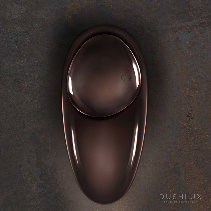 Фото Gessi Equilibrio Смеситель для раковины дизайнерский, на 1 отверстие, цвет: медь