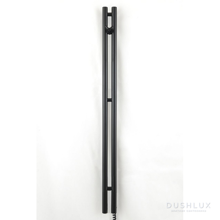 Фото Neoinox Verto Полотенцесушитель 150x8.5см, электрический, тэн, цвет: черный матовый