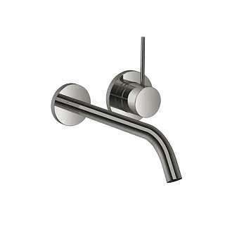 Dornbracht Meta Slim Смеситель для умывальника однорычажный настенный без сливного гарнитура, цвет: Dark Chrome