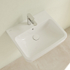 Villeroy&Boch O.novo раковина 55x46x17.5см., 1 отв., подвесная, с переливом, цвет: альпийский белый
