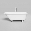 Salini Ornella KIT Встраиваемая ванна 170x80x60см, овальная, материал: S-Sense, цвет: глянцевый белый
