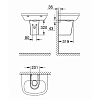 Grohe Essence Ceramic Полупьедестал, цвет: белый