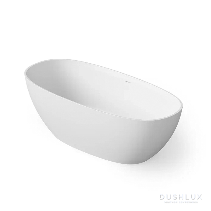 Фото Dea Design Edge Ванна 130x70x56см., отдельностоящая, Solid Surface, цвет: White №18