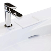Kerama Marazzi Riva Раковина 100.7х48х15см., накладная, мебельная, с крепежом, левая, 1 отв., с переливом, цвет: белый глянцевый